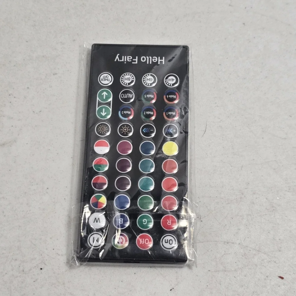 New Hello Fairy 40 button replacement remote for LED Light